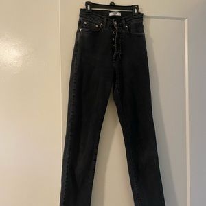 NAKD black straight legs jeans